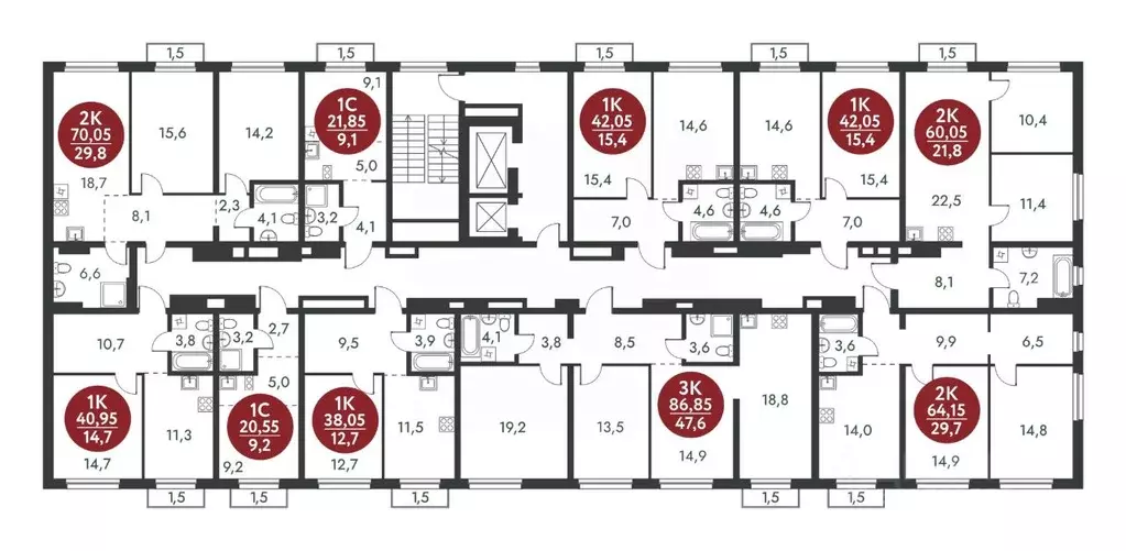 1-к кв. Новосибирская область, Новосибирск Скандинавские Кварталы ... - Фото 2