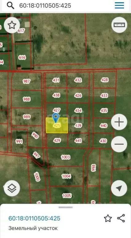 Участок в Псковская область, Псковский район, Логозовская волость, д. ... - Фото 1