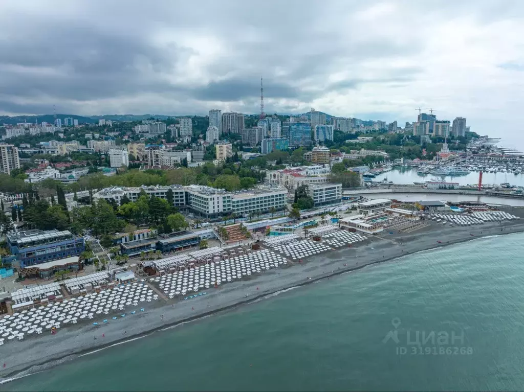 2-к кв. Краснодарский край, Сочи Центральный мкр, пер. Ривьерский, 6 ... - Фото 1