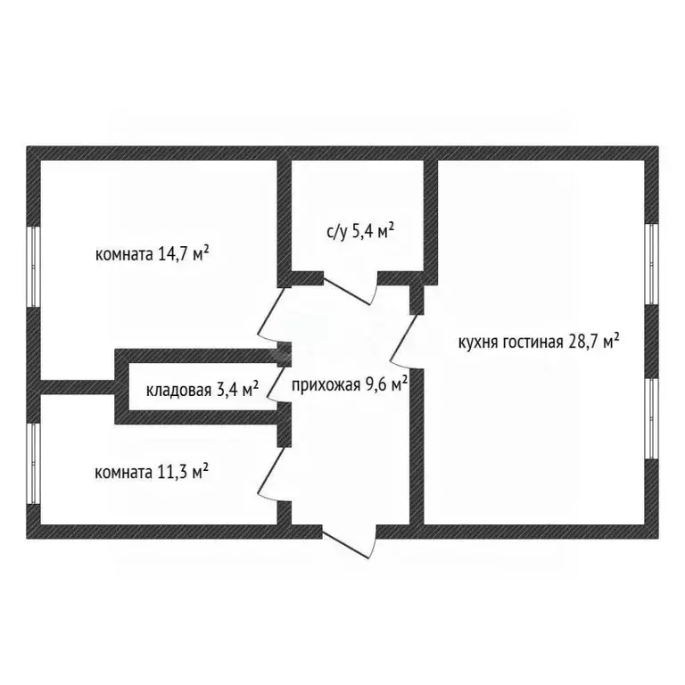 Дом в Краснодарский край, Выселки ст-ца ул. Заречная, 37/2 (73 м) - Фото 1