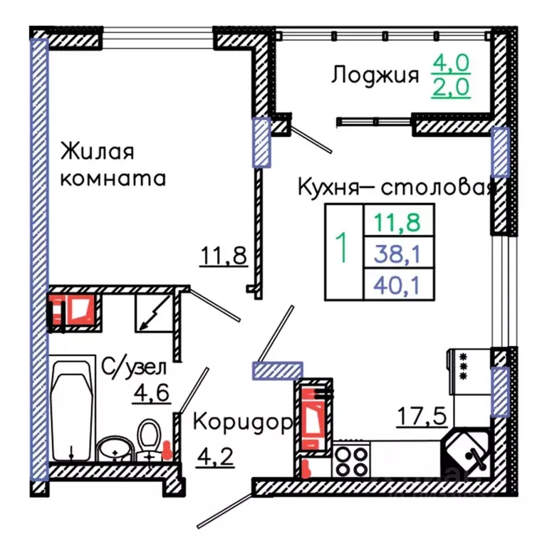 1-к кв. Белгородская область, Старый Оскол Садовые Кварталы мкр, 4 ... - Фото 0