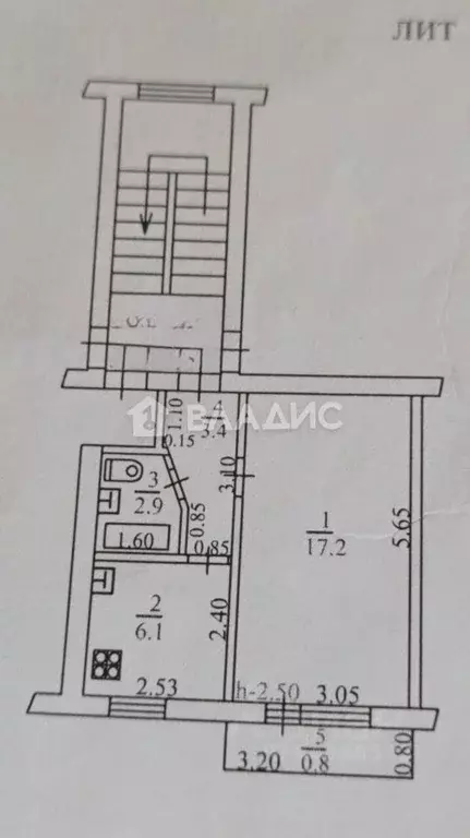 1-к кв. Краснодарский край, Новороссийск просп. Ленина, 2 (29.0 м) - Фото 2