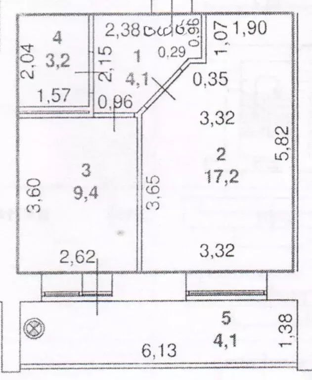 1-комнатная квартира: Йошкар-Ола, улица Йывана Кырли, 15Г (38 м) - Фото 2