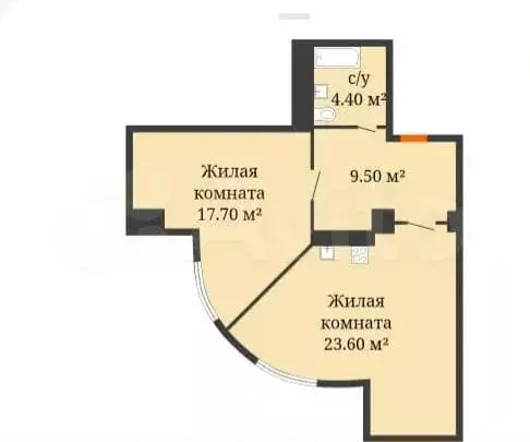 2-комнатная квартира: Краснодар, Уральская улица, 75/6 (54.8 м) - Фото 1