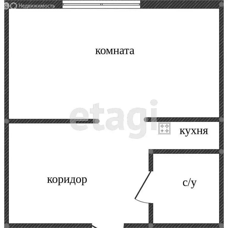 1к в -комнатной квартире (15 м) - Фото 1