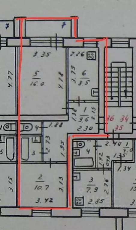 2-к кв. Костромская область, Кострома Боевая ул., 43 (48.0 м) - Фото 0