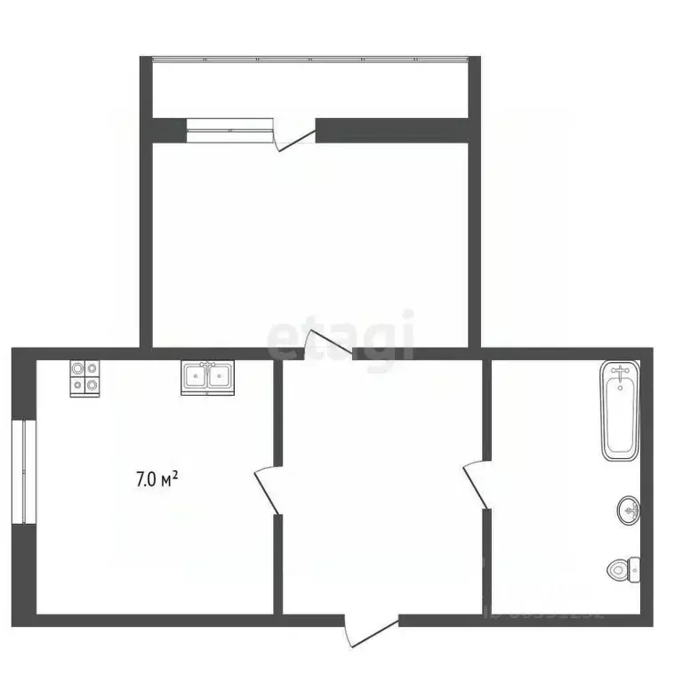 1-к кв. Ставропольский край, Георгиевск ул. Мира (29.0 м) - Фото 0
