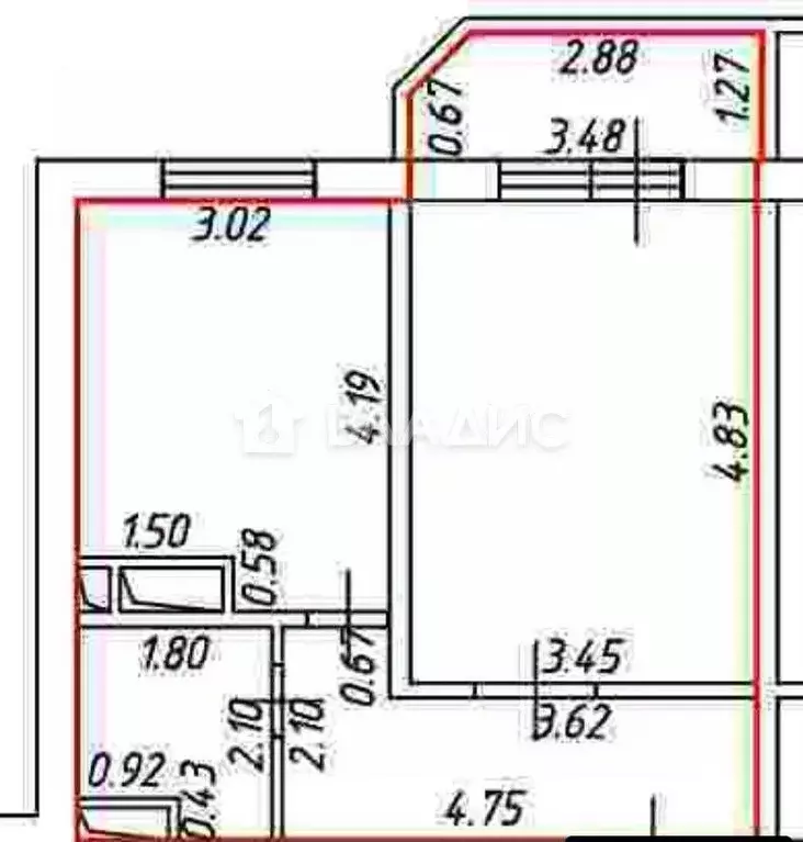 1-к кв. Московская область, Ленинский городской округ, Дрожжино пгт ш. ... - Фото 2