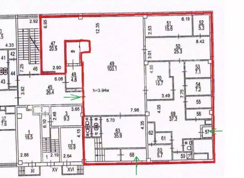 Помещение свободного назначения в Москва Профсоюзная ул., 25А (150 м) - Фото 2