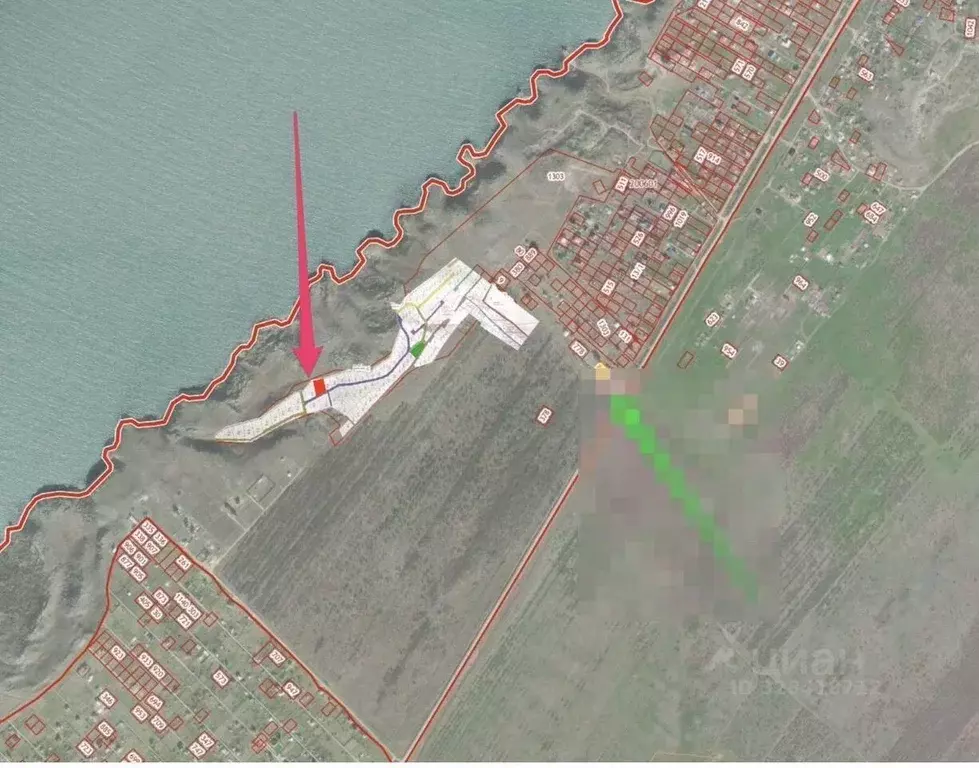 Участок в Крым, Ленинский район, Мысовское с/пос, Нептун ... - Фото 2