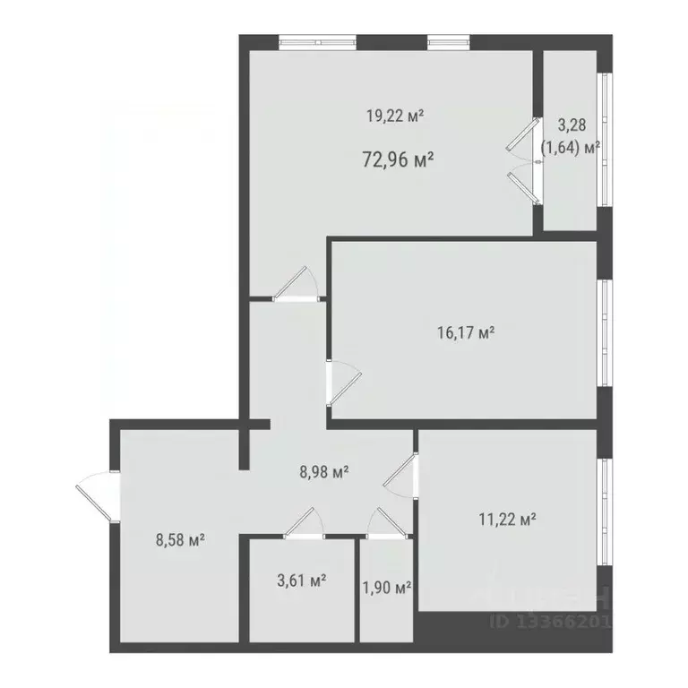 2-к кв. Сахалинская область, Южно-Сахалинск Зеленая Планета на Мира ... - Фото 1