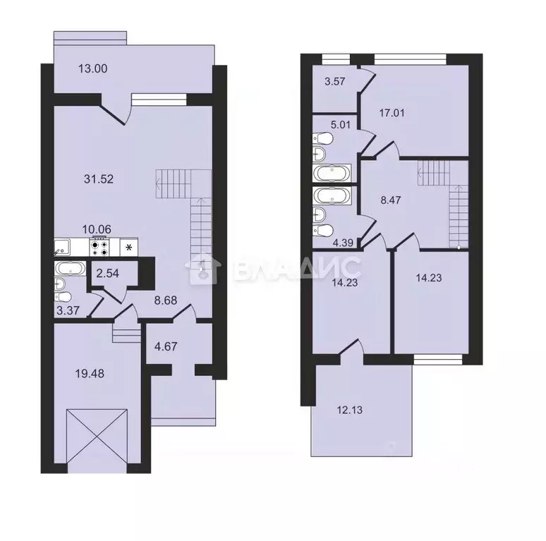Таунхаус в Владимирская область, Ковровский район, Доброград ... - Фото 2