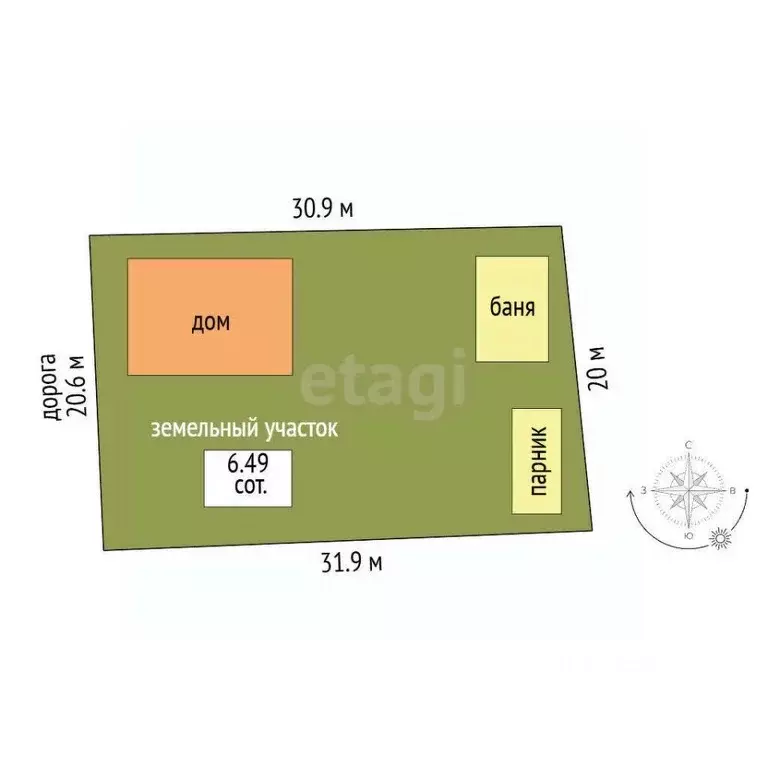 Дом в Архангельская область, Котласский муниципальный округ, Восход-2 ... - Фото 2