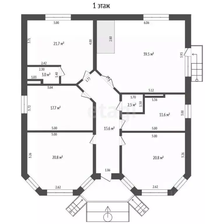 Дом в Ростовская область, Ростов-на-Дону Динамичная ул. (300 м) - Фото 1