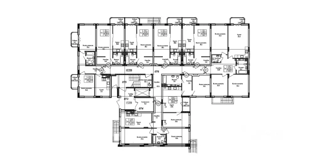2-к кв. Калининградская область, Калининград Теодор Кроне жилой ... - Фото 2