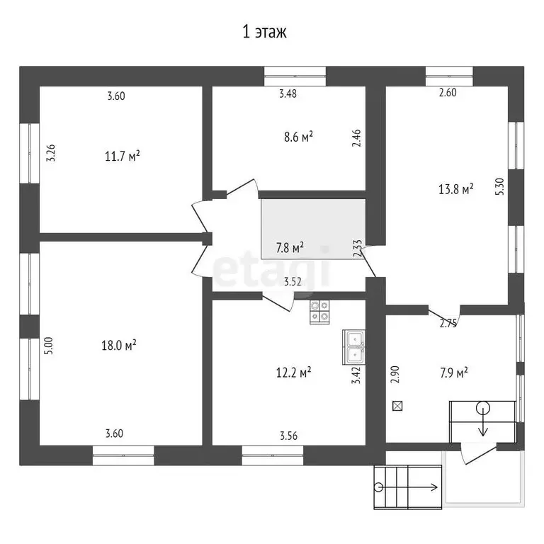 Дом в Тюмень, микрорайон Парфёново, улица Оболенского (118.6 м) - Фото 2