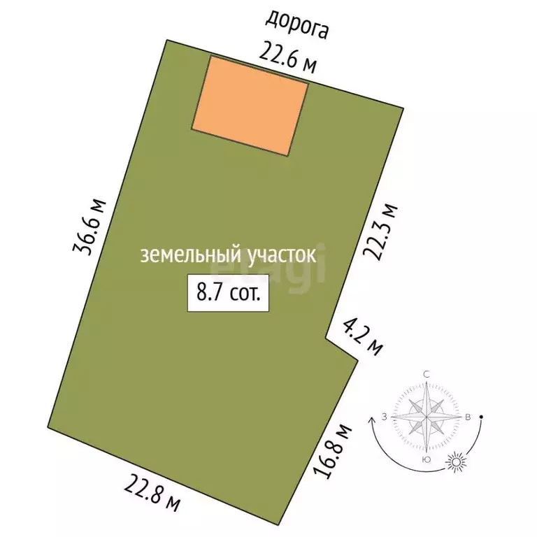 Участок в Башкортостан, Бирск ул. Гафури (8.67 сот.) - Фото 2