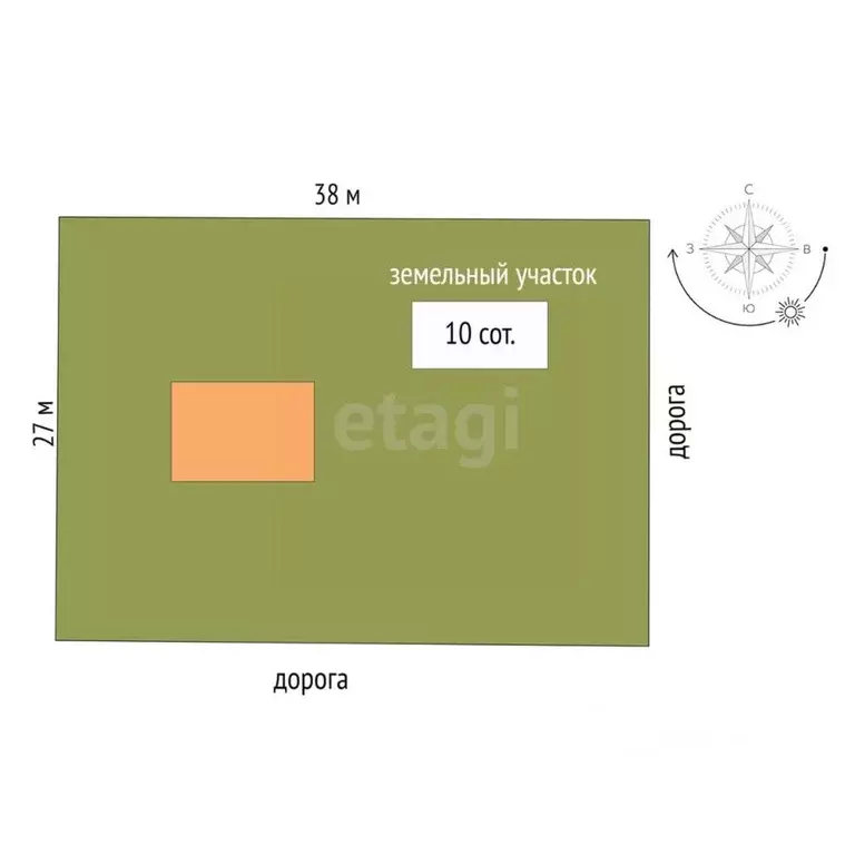 Дом в Крым, Сакский район, Ореховское с/пос, с. Михайловка ул. Южная ... - Фото 2