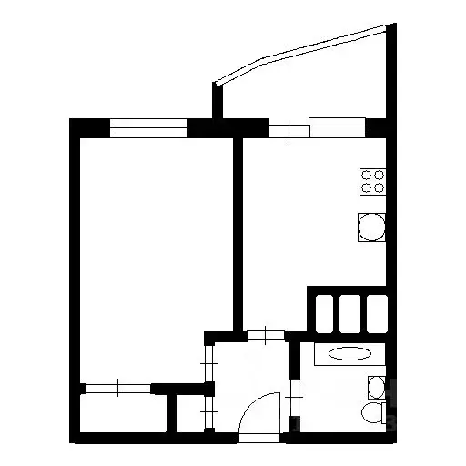 1-к кв. Санкт-Петербург Смоленская ул., 18 (35.0 м) - Фото 2