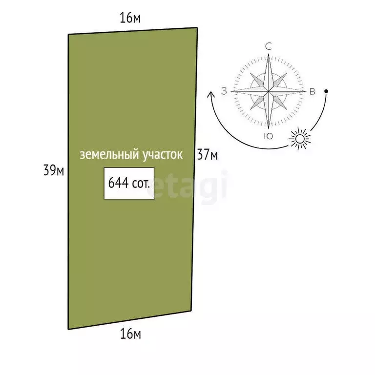 Участок в Тельмановское городское поселение, ТСН Тихий уголок (6.4 м) - Фото 2