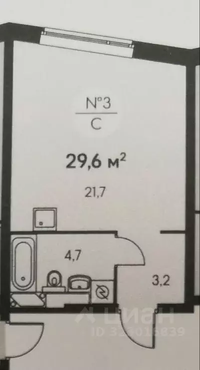 1-к кв. Москва Березовая аллея, 17к2 (28.0 м) - Фото 1