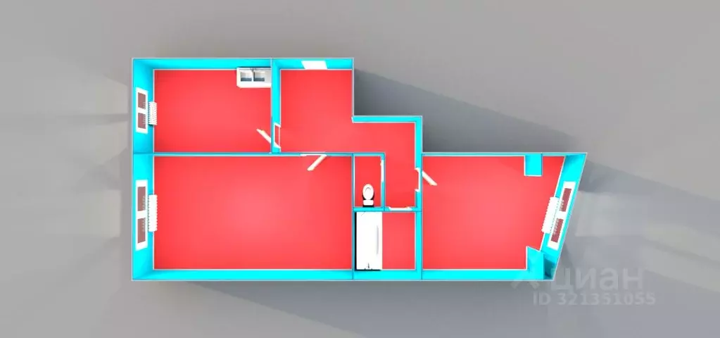 2-к кв. Камчатский край, Петропавловск-Камчатский просп. 50 лет ... - Фото 2