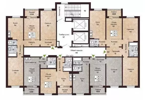 1-к кв. Новосибирская область, Новосибирск Рельефная ул., 106 (33.7 м) - Фото 2
