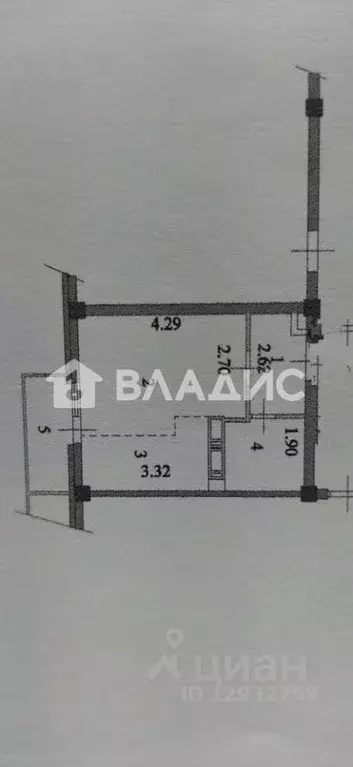 Студия Пензенская область, Пенза ул. Генерала Глазунова, 6 (27.0 м) - Фото 2