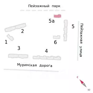 Студия Санкт-Петербург ул. Пейзажная, 23 (19.9 м) - Фото 1