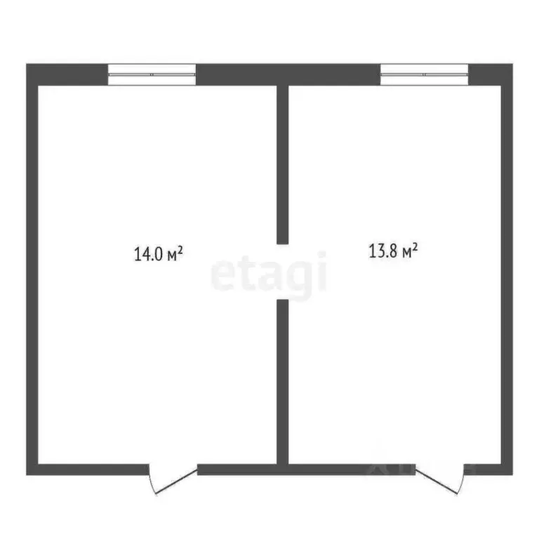 Комната Коми, Ухта просп. Космонавтов, 21А (28.0 м) - Фото 2