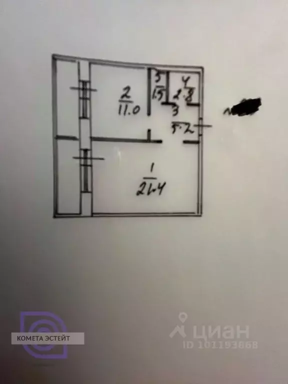 1-к кв. Московская область, Люберцы Октябрьский просп., 8к1 (42.0 м) - Фото 2