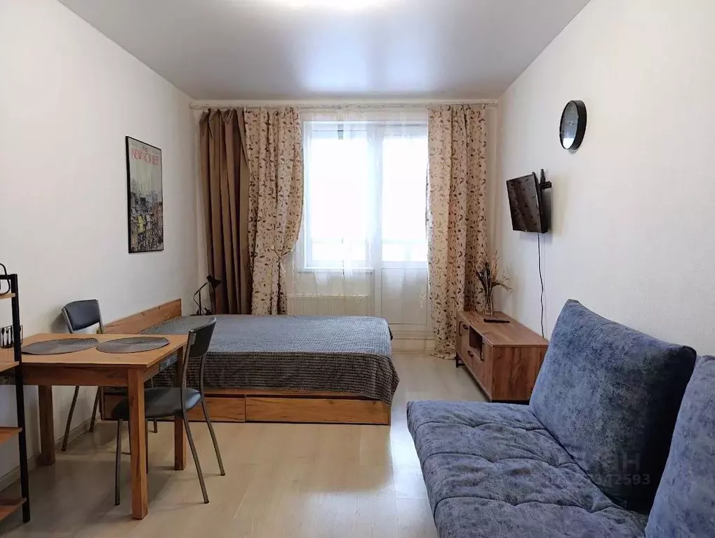 Студия Санкт-Петербург ул. Плесецкая, 10 (26.2 м) - Фото 1