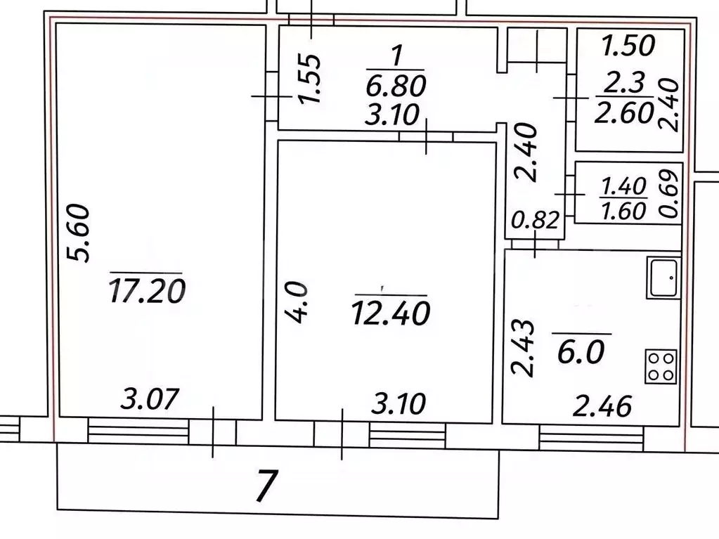 2-к кв. Чувашия, Чебоксары Эгерский бул., 10 (52.4 м) - Фото 2
