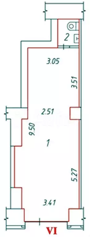 Тверская 15, 36.3 м - Фото 0