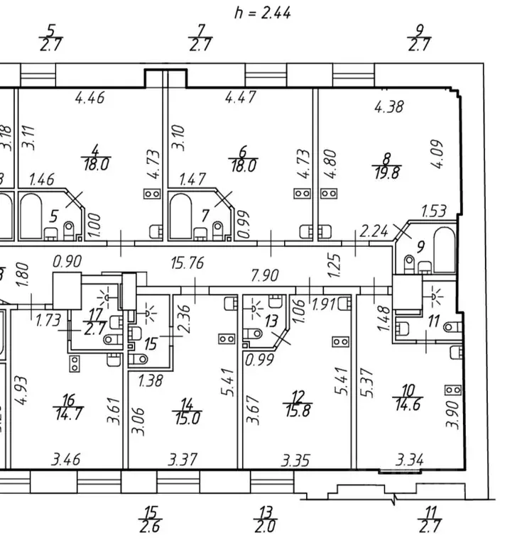 Студия Санкт-Петербург 4-я Советская ул., 8 (22.0 м) - Фото 1