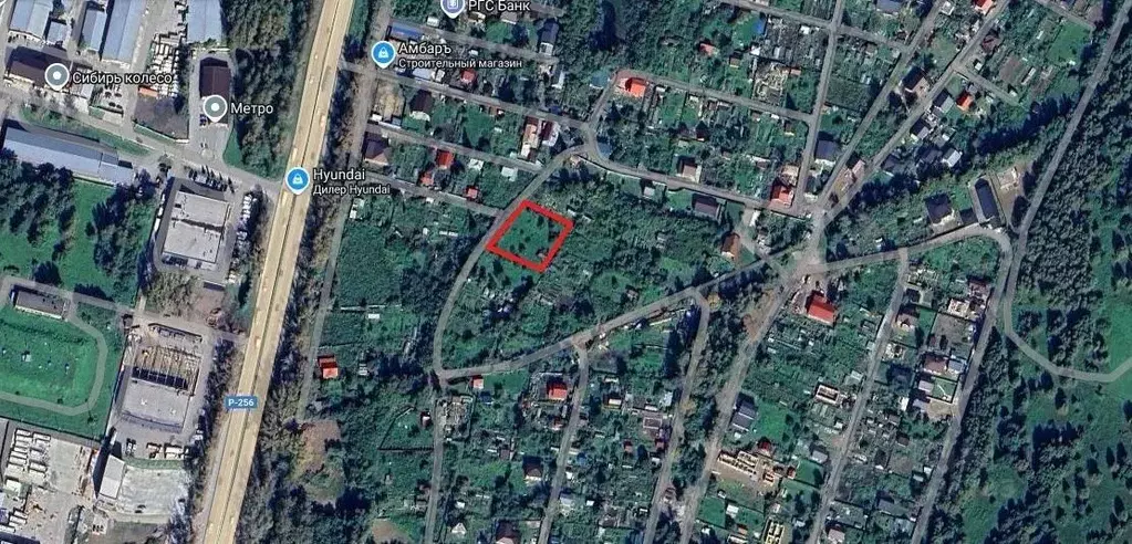 Участок в Новосибирская область, Новосибирск Аэрофлот-1 СНТ,  (14.0 ... - Фото 0