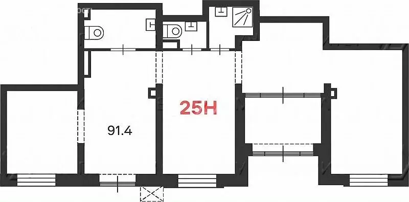 Помещение свободного назначения (91 м) - Фото 1