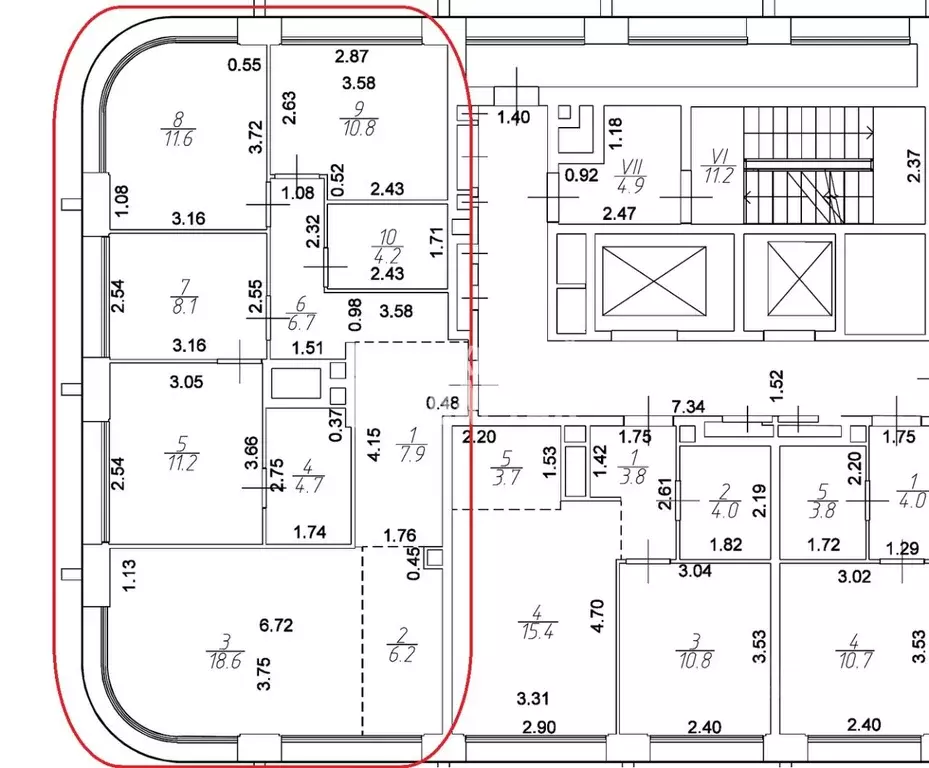 4-к кв. Москва Озерная ул., 1к2/6 (90.0 м) - Фото 2
