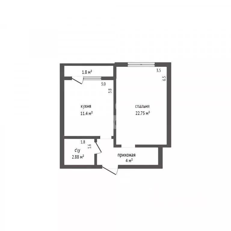 1-к кв. Дагестан, Дербент пер. Карла Маркса, 57 (45.0 м) - Фото 2