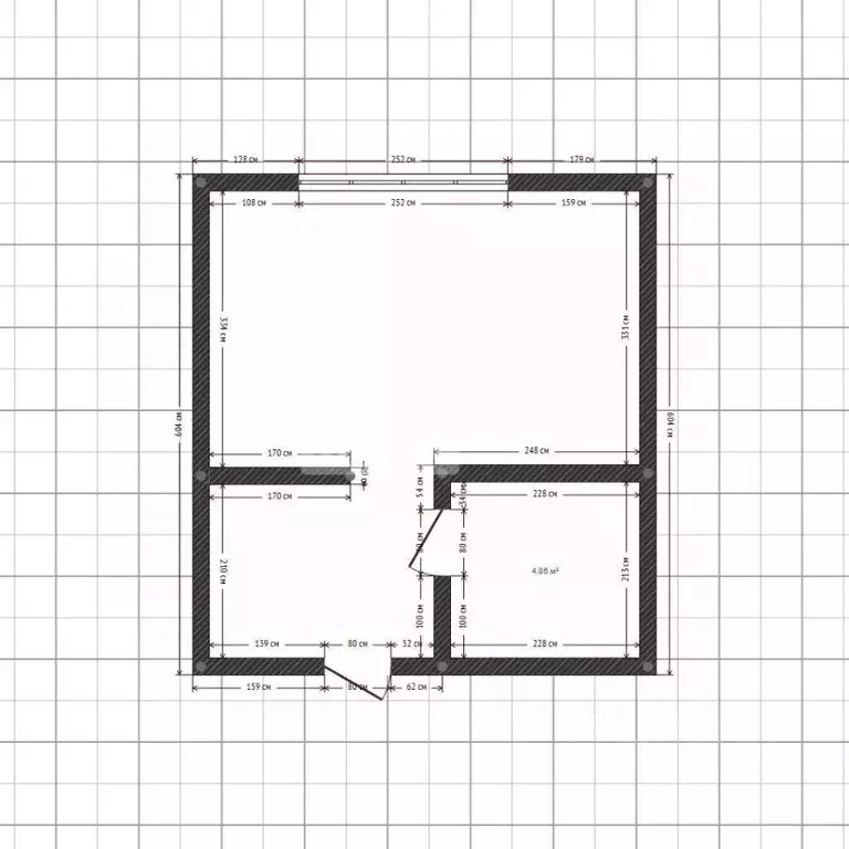 2-к кв. Липецкая область, Липецк Архангельская ул., 10 (25.5 м) - Фото 2