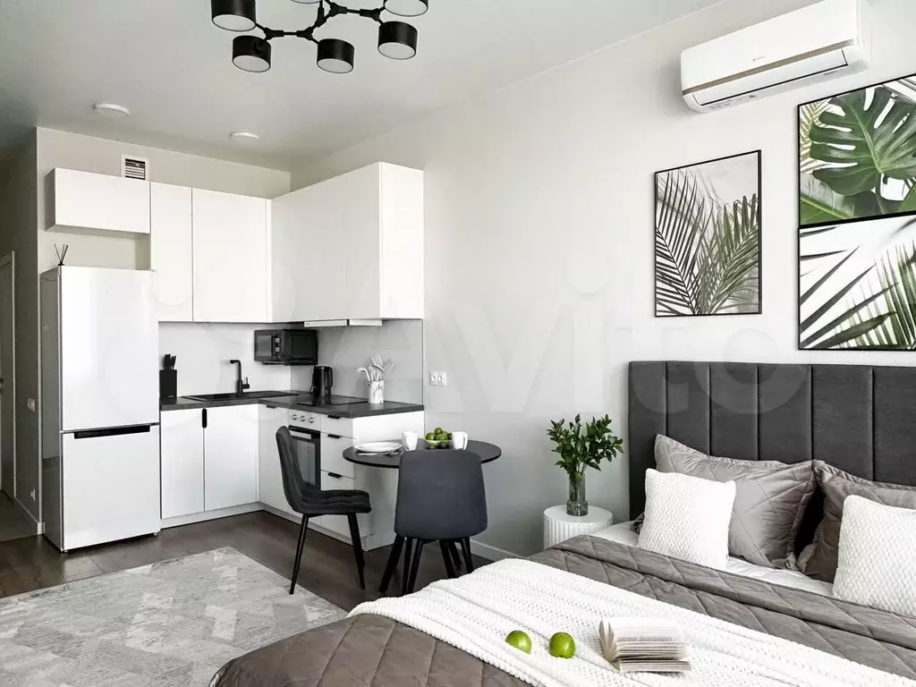 Квартира-студия, 25,6 м, 34/52 эт. - Фото 1