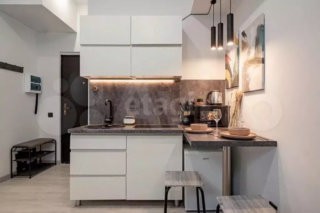 Апартаменты-студия, 13 м, 1/5 эт. - Фото 0