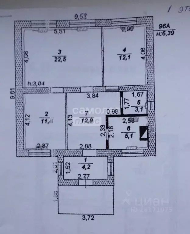 Коттедж в Челябинская область, Чебаркульский муниципальный округ, с. ... - Фото 2