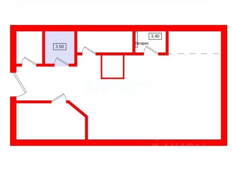 Склад в Санкт-Петербург просп. Обуховской обороны, 36 (4 м) - Фото 2