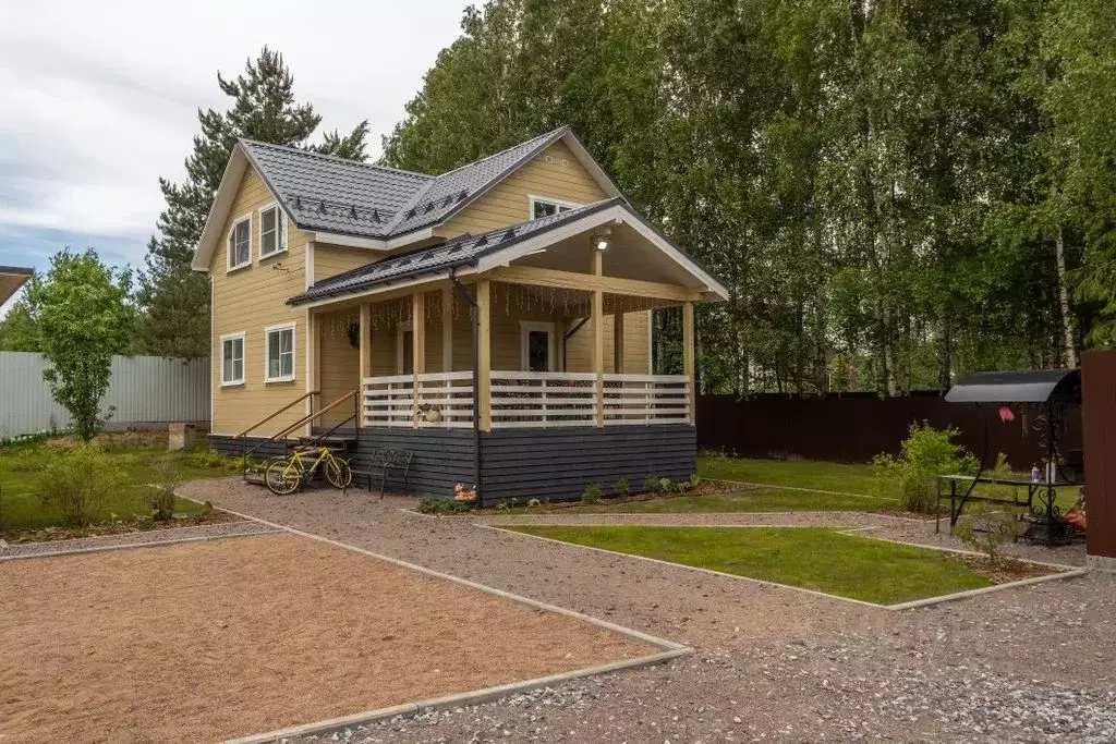 Дом в Ленинградская область, Выборгский район, Первомайское с/пос, д. ... - Фото 1