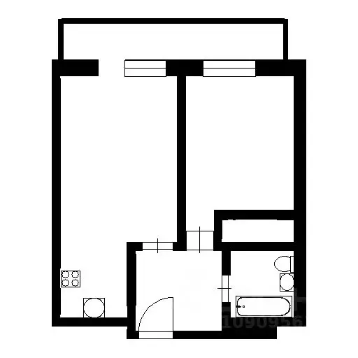 2-к кв. Новосибирская область, Новосибирск ул. Кошурникова, 22 (56.0 ... - Фото 1