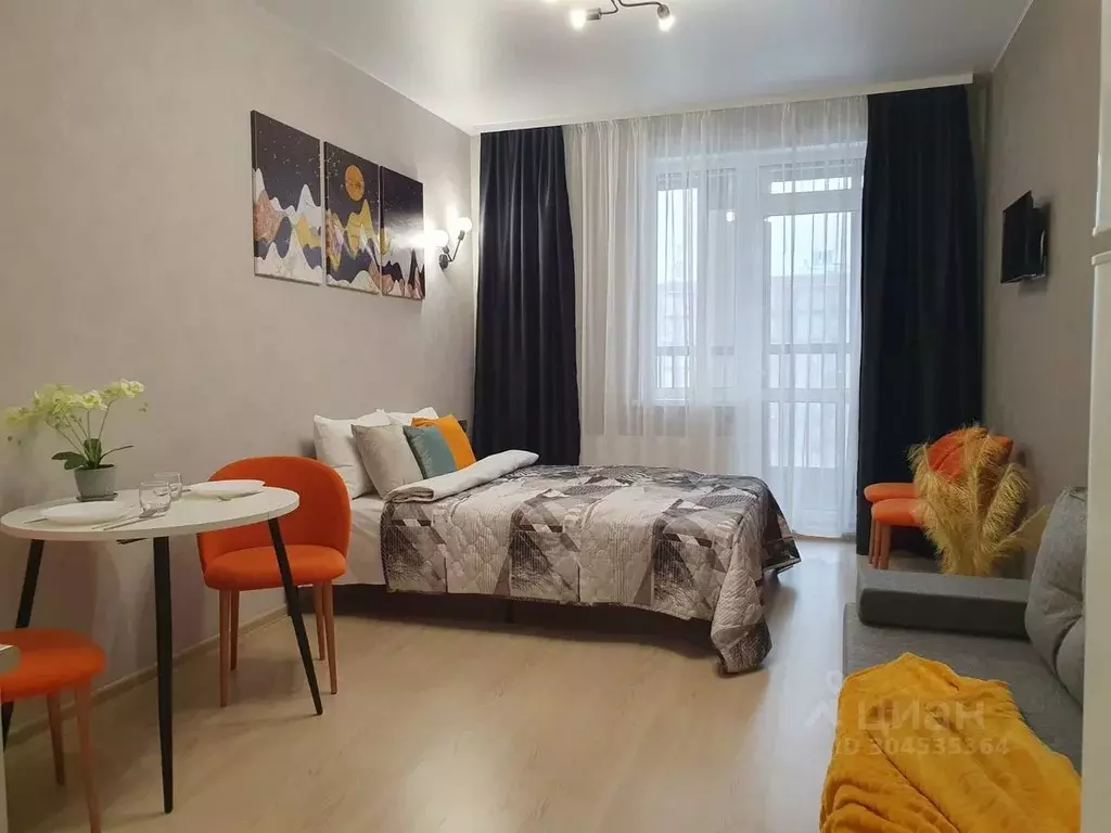 Студия Санкт-Петербург просп. Авиаконструкторов, 63 (29.0 м) - Фото 1