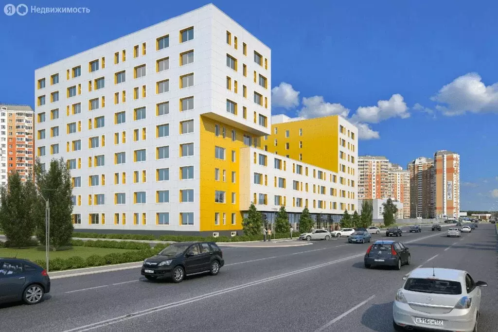 Квартира-студия: Московский, Солнечная улица, 3А (21 м) - Фото 1