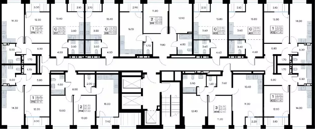 1-к кв. Приморский край, Владивосток ул. Нейбута, 135 (42.1 м) - Фото 2