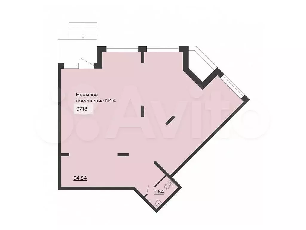 Продам помещение свободного назначения, 97.18 м - Фото 0